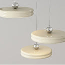 GobekUsa Circular Dimmable Pendant Light Modern Chandelier for Dining Room, Kitchen Island