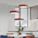 GobekUsa Circular Dimmable Pendant Light Modern Chandelier for Dining Room, Kitchen Island