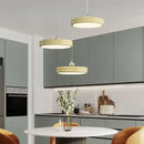 GobekUsa Circular Dimmable Pendant Light Modern Chandelier for Dining Room, Kitchen Island