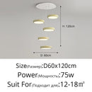 GobekUsa Circular Dimmable Pendant Light Modern Chandelier for Dining Room, Kitchen Island