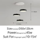 GobekUsa Circular Dimmable Pendant Light Modern Chandelier for Dining Room, Kitchen Island