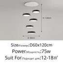 GobekUsa Circular Dimmable Pendant Light Modern Chandelier for Dining Room, Kitchen Island