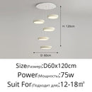 GobekUsa Circular Dimmable Pendant Light Modern Chandelier for Dining Room, Kitchen Island