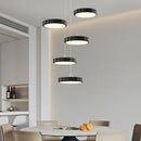 GobekUsa Circular Dimmable Pendant Light Modern Chandelier for Dining Room, Kitchen Island