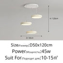 GobekUsa Circular Dimmable Pendant Light Modern Chandelier for Dining Room, Kitchen Island