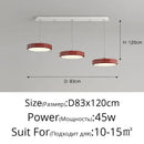 GobekUsa Circular Dimmable Pendant Light Modern Chandelier for Dining Room, Kitchen Island