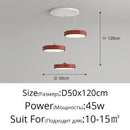GobekUsa Circular Dimmable Pendant Light Modern Chandelier for Dining Room, Kitchen Island