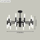 GobekUsa Modern 20-Light Acrylic Ceiling Lamp for Dining Room or Kitchen Island