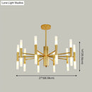 GobekUsa Modern 20-Light Acrylic Ceiling Lamp for Dining Room or Kitchen Island