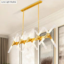 GobekUsa Modern 20-Light Acrylic Ceiling Lamp for Dining Room or Kitchen Island