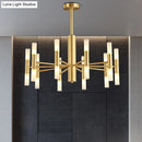 GobekUsa Modern 20-Light Acrylic Ceiling Lamp for Dining Room or Kitchen Island