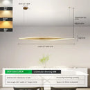GobekUsa Acrylic Led Pendant Lamp for Dining Room, Bar & Kitchen - Minimalist Hanging Lights