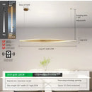 GobekUsa Acrylic Led Pendant Lamp for Dining Room, Bar & Kitchen - Minimalist Hanging Lights
