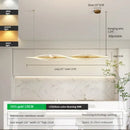 GobekUsa Acrylic Led Pendant Lamp for Dining Room, Bar & Kitchen - Minimalist Hanging Lights