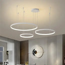 GobekUsa Acrylic LED Ring Pendant Light Modern Minimalist Art Decor Chandelier