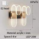 GobekUsa Acrylic Lustre Chandelier for Living Room, Bedroom, Kitchen - Hanging Ceiling Lamps