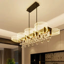 GobekUsa Acrylic Lustre Chandelier for Living Room, Bedroom, Kitchen - Hanging Ceiling Lamps