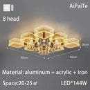 GobekUsa Acrylic Lustre Chandelier for Living Room, Bedroom, Kitchen - Hanging Ceiling Lamps