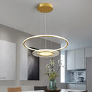 GobekUsa Acrylic Remote Control Chandelier: Modern Nordic Lighting for Home Decor