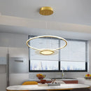 GobekUsa Acrylic Remote Control Chandelier: Modern Nordic Lighting for Home Decor