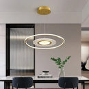 GobekUsa Acrylic Remote Control Chandelier: Modern Nordic Lighting for Home Decor