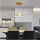 GobekUsa Acrylic Remote Control Chandelier: Modern Nordic Lighting for Home Decor