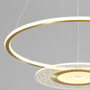 GobekUsa Acrylic Remote Control Chandelier: Modern Nordic Lighting for Home Decor