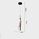 GobekUsa Acrylic Spiral Pendant Lamp Bedroom Living Room Modern Nordic Drop Hanging Light