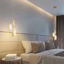 GobekUsa Acrylic Spiral Pendant Lamp Bedroom Living Room Modern Nordic Drop Hanging Light