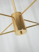 GobekUsa Adjustable Ball Glass Lustre Chandelier for Living, Dining, Bedroom Lighting
