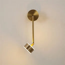 GobekUsa Adjustable Direction Simple LED Wall Light - Nordic Gold Iron Art Wall Lamp