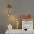 GobekUsa Adjustable Direction Simple LED Wall Light - Nordic Gold Iron Art Wall Lamp
