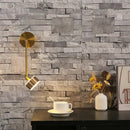 GobekUsa Adjustable Direction Simple LED Wall Light - Nordic Gold Iron Art Wall Lamp