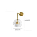 GobekUsa Adjustable Direction Simple LED Wall Light - Nordic Gold Iron Art Wall Lamp