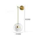 GobekUsa Adjustable Direction Simple LED Wall Light - Nordic Gold Iron Art Wall Lamp