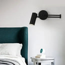 GobekUsa Adjustable Long Arm Wall Lamp for Bedside Reading & Office Decor