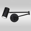 GobekUsa Adjustable Swing Arm Wall Lamp for Bedside Reading - LED Wall Sconce