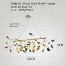 GobekUsa Agate LED Wall Lamp Sconces Gold Metal Surface Mount E14 G4 Bulb