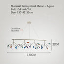 GobekUsa Agate LED Wall Lamp Sconces Gold Metal Surface Mount E14 G4 Bulb