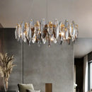 GobekUsa Crystal Ceiling Chandelier: Modern Luxury E14 Lighting Fixture for Home Decor