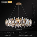 GobekUsa Crystal Ceiling Chandelier: Modern Luxury E14 Lighting Fixture for Home Decor