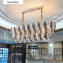GobekUsa Crystal Ceiling Chandelier: Modern Luxury E14 Lighting Fixture for Home Decor