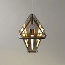GobekUsa Amber LED Pendant Lamp Modern Glass Dining Table Kitchen Fixture
