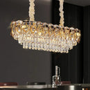 GobekUsa Crystal Chandelier: Modern Luxury Round Italian Restaurant Light
