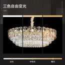 GobekUsa Crystal Chandelier: Modern Luxury Round Italian Restaurant Light
