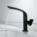 GobekUsa Basin Faucet: Brass Black Bathroom Mixer Tap, Single Handle Hot Cold Lavatory Faucet