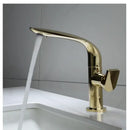 GobekUsa Basin Faucet: Brass Black Bathroom Mixer Tap, Single Handle Hot Cold Lavatory Faucet