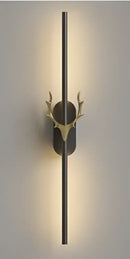 GobekUsa Deer Horn LED Wall Lamp for Staircase & Bedroom Decor