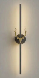 GobekUsa Deer Horn LED Wall Lamp for Staircase & Bedroom Decor