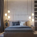 GobekUsa Brass/Black Glass Ball LED Pendant Lights Modern Bedroom Living Room Hanging Lamps